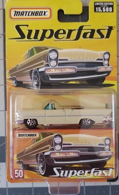Matchbox Number 50 1957 Lincoln Premiere Factory Sealed Blister with Box 2005 - Image 1 of 3