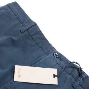 Zanella Neu mit Etikett Chinohose/Freizeithose Größe 36 US Noah in einfarbig blau Baumwollmischung - Bild 1 von 12