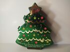 Holiday Russell Stover Tree Shape Gift Box Hinged Perfect for Gifts Crafting