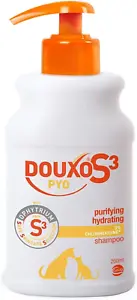 DOUXO S3 PYO Antibacterial and Antifungal Dog & Cat Shampoo 200 ml (Pack of 1)  - Picture 1 of 5