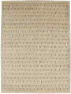 Muted Beige Floral Antique-washed 9X12 Chobi Oushak Oriental Rug Decor Carpet