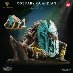 Ossuary Guardian Beast | 32mm | Lair Miniatures | 3D Printed Undead D&D RPG - Picture 1 of 2