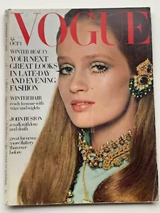 1968 October VOGUE 60s vintage fashion magazine Grace Coddington Bailey - Picture 1 of 4