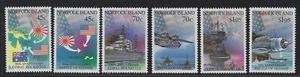 1992 Norfolk Island Scott #520-5 (SG #528-33) - Coral Sea & Midway Battles - MNH - Picture 1 of 2