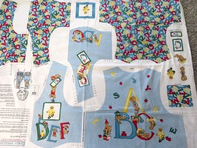 Daisy Kingdom Alphabears Vest 4-10 Childs Size Craft Fabric Cut & Sew Vest - Image 1 of 4