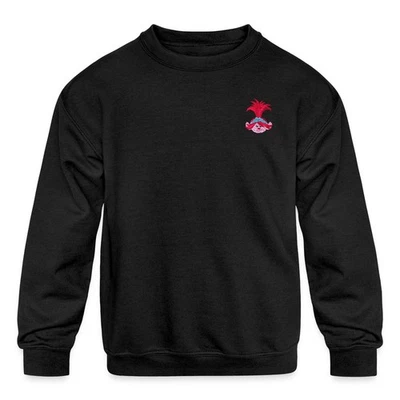 Trolls Poppy Embroidery Design Kids' Crewneck Sweatshirt - Image 1 of 4