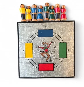 Vintage Square Dance Muster Planer Tafel Figuren Choreographie magnetisch - Bild 1 von 3