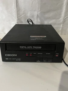 Orion VP0060 VCR VHS Video Cassete Player Digital Audio Tracking: For Repair - Picture 1 of 7