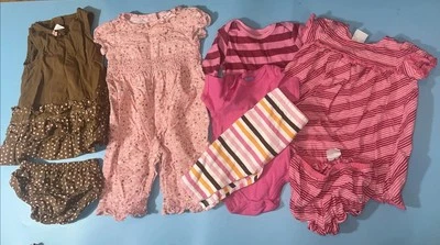 Baby Girl 3-6 Months Clothes Lot Outfits Bundle Of 8 Pieces Tommy Hilfiger Etc - Image 1 of 4