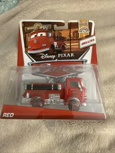 Disney / Pixar Cars Deluxe RED FIRETRUCK Deluxe Wheel Well Motel - Picture 1 of 3
