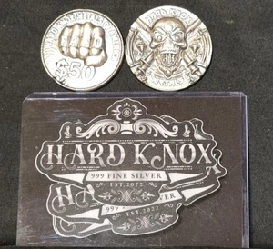 FAFO MÜNZE 1,19 ozt & Hard Knox Logo 1,29 ozt (SET OF TWO) - Bild 1 von 10