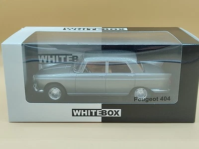 1/24 Peugeot 404 Berline Gris 1960 Whitebox ref: WB124160 - Photo 1/2