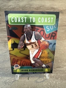 2002-03 Topps Chrome Coast To Coast Jason Richardson CC18 Free Shipping - Picture 1 of 2