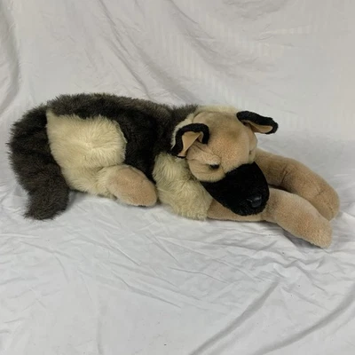 Folkmanis HUGE 36” German Shepherd Hand Puppet Full Body Dog Plush VERY RARE - Image 1 of 4