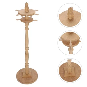 Soporte para cepillo de caligrafía madera maciza cepillo pluma colgante estante cepillo bolígrafo almacenamiento - Imagen 1 de 12