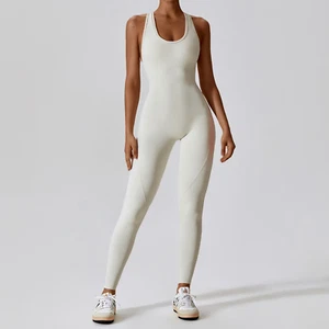 Mono de Yoga Fitness Deportes Mono Gimnasio Ropa Conjunto Yoga Ropa Pilates Entrenamiento - Imagen 1 de 16