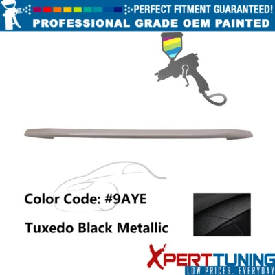 Fits 13-19 Ford Taurus Sedan OE Style Tuxedo Black Metallic Trunk Spoiler ABS Foto 1 de 4