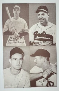 4er Set Vintage Baseball Foto Postkarte Mitchell McCormick Porterfield Wertz - Bild 1 von 6