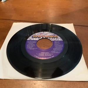 Lionel Richie 45 RPM Record - You Are / You Mean More To Me Cleaned /Tested - Picture 1 of 9