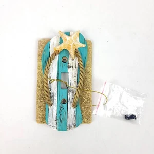 Light Switch Wall Plate Cover Starfish Flip Flop Single Beach House Home Decor - Picture 1 of 6