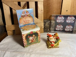 Vintage 1986 Enesco ~ The North Pole Village ~ Santa Claus - Picture 1 of 8