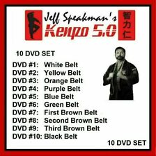 AMERICAN KENPO 5.0 KARATE 10 DVD SET FREE SHIPPING white to black  Jeff Speakman