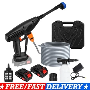 Portable Cordless Electric High Pressure Water Spray Gun Car Washer Cleaner Tool - Picture 1 of 12