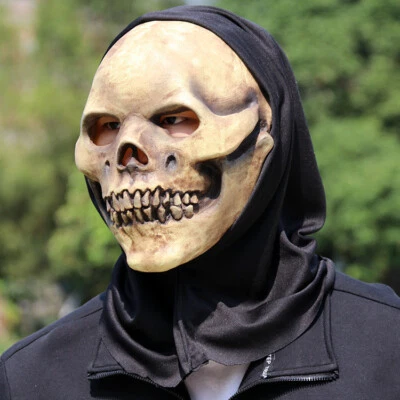 Skull Realistic Monster Mask Party Celebrity Latex Headgear Costume Cosplay - Image 1 of 4