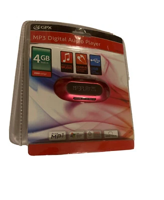 GPX MW151P 4 GB Flash MP3 Player Pink**New** - Image 1 of 4