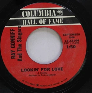 Pop 45 Ray Conniff And The Singers - Lookin' For Love / Somewhere My Love On Col - Picture 1 of 2