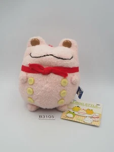 Keroppi Style Frog B3105B Pink Bandai Banpresto 2004 Plush 5" Toy TAG Doll Japan - Picture 1 of 7