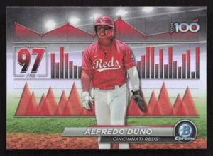 2024 Bowman #BTP-97 Alfredo Duno Top 100 Prospects Refractor - Picture 1 of 2