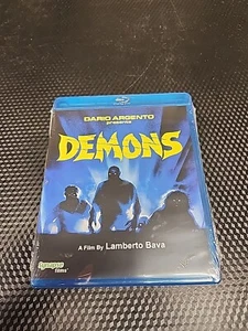 Demons (Blu-ray, Synapse, 1985 Dario Argento, Lamberto Bava Horror) NEW / SEALED - Picture 1 of 24