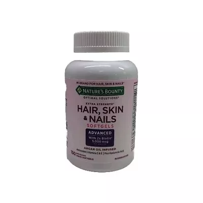 Hair Skin & Nails Collagen 2 x Biotin Argan-Infused 150 Softgels Exp:  06/2026 - Image 1 of 4