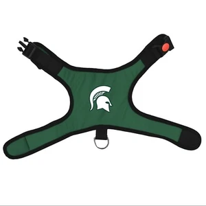 MICHIGAN STATE SPARTANS PERRO GATO CHALECO ARNÉS PREMIUM ACOLCHADO con CERRADURA DE SEGURIDAD - Imagen 1 de 1