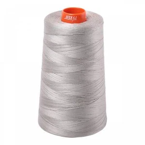 AURIFIL QUILT THREAD CONE - 50 WT - 6452 yards #5021 Light Grey - Picture 1 of 1