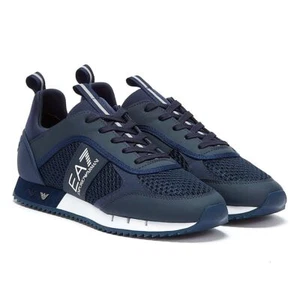 Emporio Armani EA7 XK050 Mens Navy Blue / White Trainers