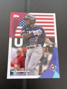 2023 Topps Series 2 Tim Anderson World Baseball Classic USA #WBC-5
