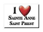 Sainte Anne Saint Priest, Haute Vienne, Aquitaine - Magnet France Aimant