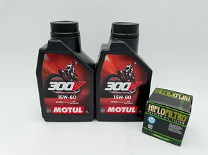 Aceite Motul 300V Off Road 15W60 / filtro de aceite KTM 500 EXC-F también Six Days a partir del año 2017 - Imagen 1 de 1
