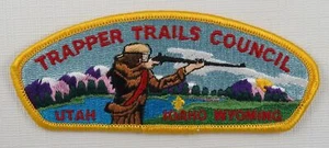 Trapper Trails Council CSP Utah Idaho Wyoming YLW Bdr. [QR-488] - Foto 1 di 1