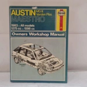 VINTAGE AUSTIN MAESTRO MG & VANDEN PLAS OWNERS WORKSHOP MANUAL 1983 All Models - Picture 1 of 17