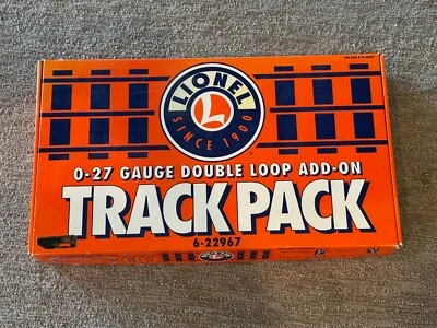 Lionel 0-27 Gauge Double Loop Add-On Track Pack 6-22967 with 2 Switches - NIB - Image 1 of 4