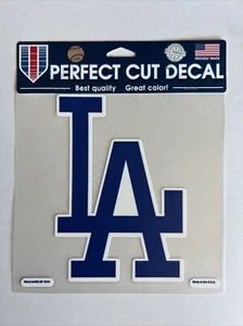 WinCraft Los Angeles Dodgers "LA" Logo Die Cut Car Sticker Decal Perfect Cut - Picture 1 of 2
