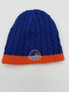 Mens OS "BOISE STATE' Beanie BLUE ORANGE NWOT - Picture 1 of 2