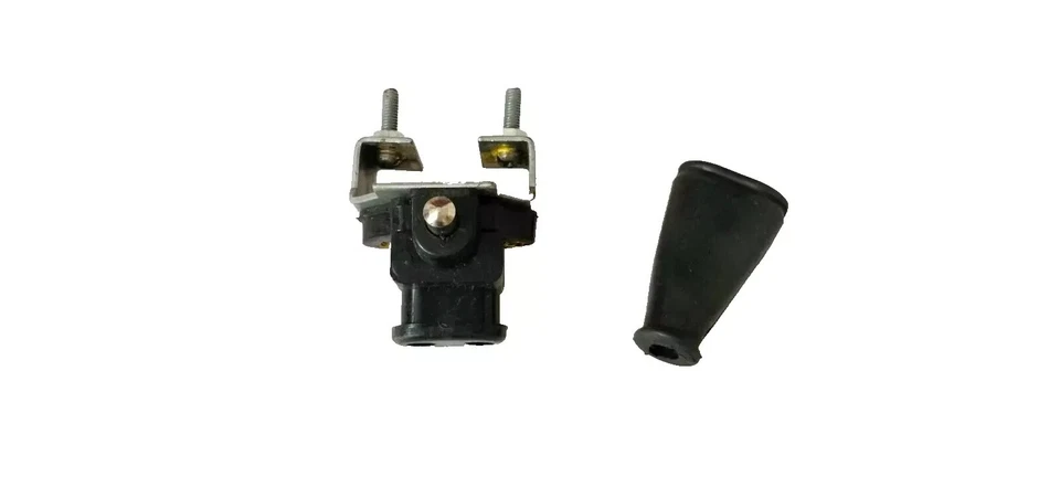 Rear Brake Stop Light Switch+Cover (2 Hole/Pin) Fit For Lambretta Series 2 LI TV - Image 1 of 3