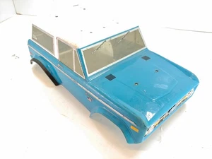*ULTRA RARE* Vaterra Ford Bronco Light Blue SUV 1/10 RC Crawler Body Used Dirty - Picture 1 of 9