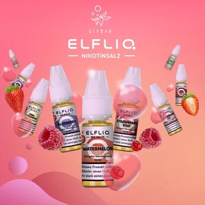 ELFLIQ ELFBAR 600 E-Liquid für E-Zigarette & Vape mit 10/20mg Nikotin I Nic Salt - Bild 1 von 43