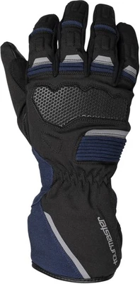 Black/Navy Blue Sz XS Tour Master Tour-Tex Waterproof Textile Motorcycle Glove - Image 1 of 3