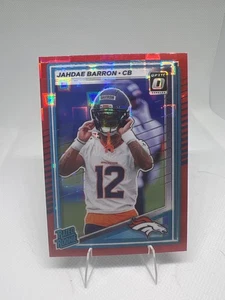 Donruss Jahdae Barron #365 2025 rojo Pandora vista previa óptica RC Broncos - Imagen 1 de 2